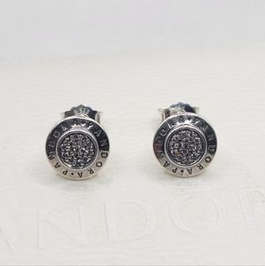 ❤️Authentic Pandora ⭐️RETIRED⭐️ SIGNATURE STUD EARRINGS